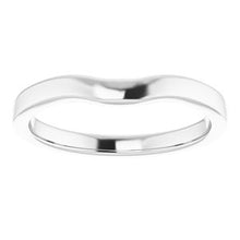 Charger l'image dans la galerie, Sterling Silver Band for 5 x 5 mm Asscher
