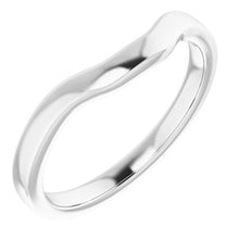 Load image into Gallery viewer, Sterling Silver Band for 7 x 7 mm Asscher
