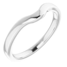 Charger l'image dans la galerie, Sterling Silver Band for 6 x 4 mm Emerald
