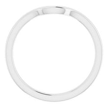 Charger l'image dans la galerie, Sterling Silver Band for 6 x 4 mm Emerald
