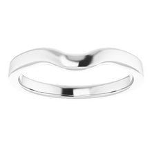 Charger l'image dans la galerie, Sterling Silver Band for 6 x 4 mm Emerald
