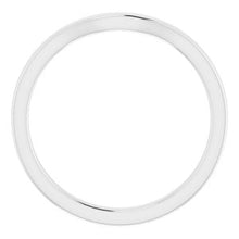 Load image into Gallery viewer, Sterling Silver Band for 4.5 mm mm Square
