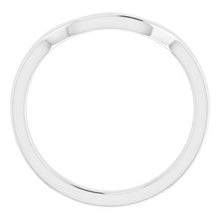 Load image into Gallery viewer, Sterling Silver Band for 8 x 8 mm mm Square
