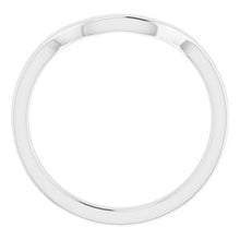 Load image into Gallery viewer, Sterling Silver Band for 9 x 7 mm Emerald
