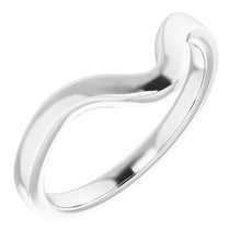 Load image into Gallery viewer, Sterling Silver Band for 12 x 6 mm Marquise
