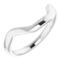 Load image into Gallery viewer, Sterling Silver Band for 14 x 10 mm Emerald
