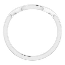 Load image into Gallery viewer, Sterling Silver Band for 14 x 10 mm Emerald
