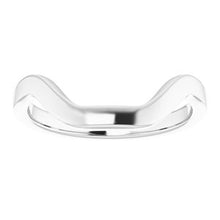 Load image into Gallery viewer, Sterling Silver Band for 14 x 10 mm Emerald
