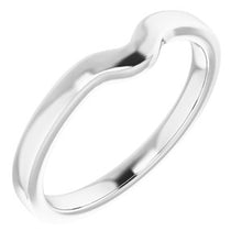 Load image into Gallery viewer, Sterling Silver Band for 6 x 3.5 mm Marquise
