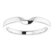 Load image into Gallery viewer, Sterling Silver Band for 6 x 3.5 mm Marquise
