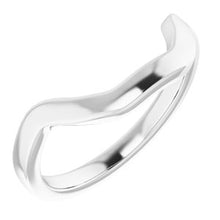 Load image into Gallery viewer, Sterling Silver Band for 15 x 11 mm Emerald
