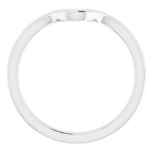 Load image into Gallery viewer, Sterling Silver Band for 9 x 4.5 mm Marquise

