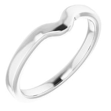 Load image into Gallery viewer, Sterling Silver Band for 6 x 4 mm Pear
