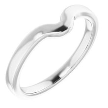 Load image into Gallery viewer, Sterling Silver Band for 7 x 3.5 mm Marquise
