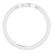 Load image into Gallery viewer, Sterling Silver Band for 8 x 8 mm Heart
