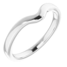 Load image into Gallery viewer, Sterling Silver Band for 7 x 7 mm Heart
