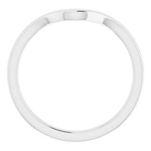 Load image into Gallery viewer, Sterling Silver Band for 9 x 9 mm Heart

