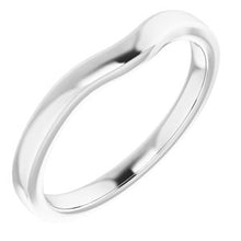 Charger l'image dans la galerie, Sterling Silver Band for 5 x 5 mm Cushion
