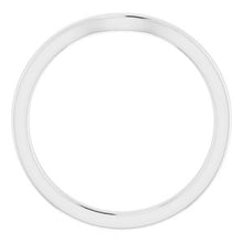 Charger l'image dans la galerie, Sterling Silver Band for 5 x 5 mm Cushion

