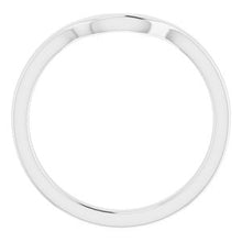 Load image into Gallery viewer, Sterling Silver Band for 7 x 5 mm Emerald
