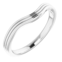 Charger l'image dans la galerie, Sterling Silver Band for 7 mm Round Ring
