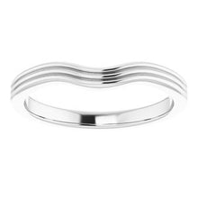 Charger l'image dans la galerie, Sterling Silver Band for 6 mm Round Ring
