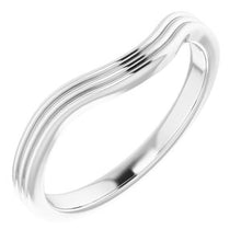 Charger l'image dans la galerie, Sterling Silver Band for 8 mm Round Ring
