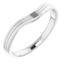 Load image into Gallery viewer, Sterling Silver Band for 6 mm Cushion Ring
