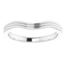Load image into Gallery viewer, Sterling Silver Band for 6 mm Cushion Ring
