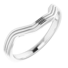 Load image into Gallery viewer, Sterling Silver Band for 11x9 mm Emerald Ring
