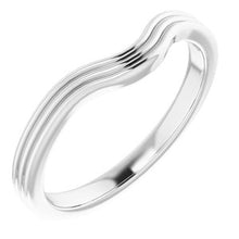 Load image into Gallery viewer, Sterling Silver Band for 7x5 mm Oval Ring
