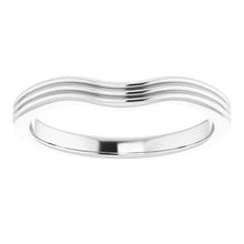 Load image into Gallery viewer, Sterling Silver Band for 5 mm Cushion Ring
