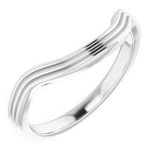 Load image into Gallery viewer, Sterling Silver Band for 12 mm Cushion Ring

