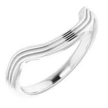 Load image into Gallery viewer, Sterling Silver Band for 15 mm Cushion Ring
