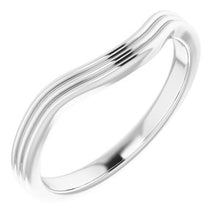 Load image into Gallery viewer, Sterling Silver Band for 7 mm Cushion Ring

