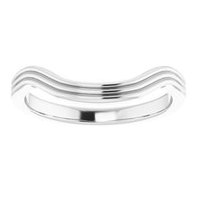 Load image into Gallery viewer, Sterling Silver Band for 11 mm Cushion Ring
