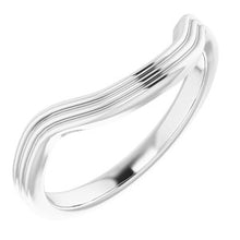 Load image into Gallery viewer, Sterling Silver Band for 13 mm Cushion Ring
