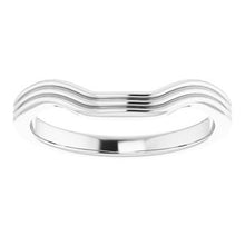 Charger l'image dans la galerie, Sterling Silver Band for 8 mm Asscher Ring

