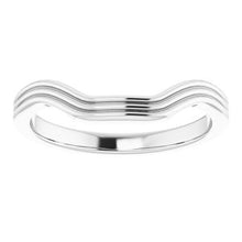 Load image into Gallery viewer, Sterling Silver Band for 10 mm Asscher Ring
