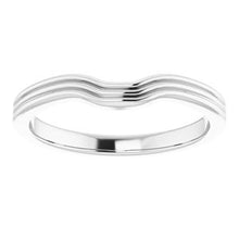 Load image into Gallery viewer, Sterling Silver Band for 5x3 mm Emerald Ring
