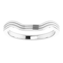 Load image into Gallery viewer, Sterling Silver Band for 9 mm Asscher Ring
