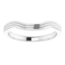 Charger l'image dans la galerie, Sterling Silver Band for 7 mm Asscher Ring
