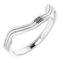 Load image into Gallery viewer, Sterling Silver Band for 12x10 mm Emerald Ring
