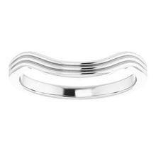 Load image into Gallery viewer, Sterling Silver Band for 9 mm Cushion Ring
