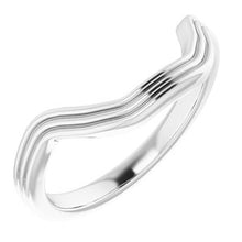 Load image into Gallery viewer, Sterling Silver Band for 14x10 mm Emerald Ring
