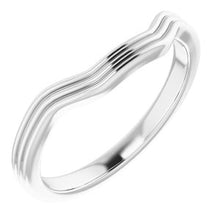 Load image into Gallery viewer, Sterling Silver Band for 7 mm Square Ring
