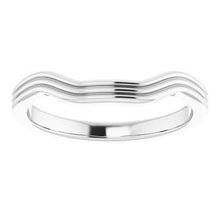Charger l'image dans la galerie, Sterling Silver Band for 6.5 mm Square Ring
