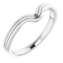 Load image into Gallery viewer, Sterling Silver Band for 7x3.5 mm Marquise Ring
