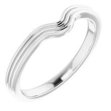 Load image into Gallery viewer, Sterling Silver Band for 5.5x3.5 mm Pear Ring
