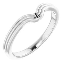 Load image into Gallery viewer, Sterling Silver Band for 6x4 mm Pear Ring
